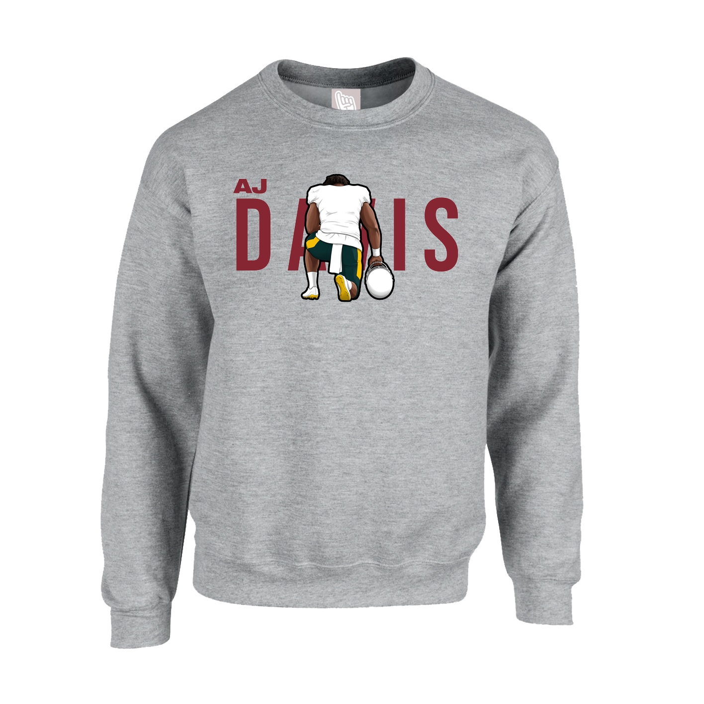 Fleece Crew — Player Name in Grey