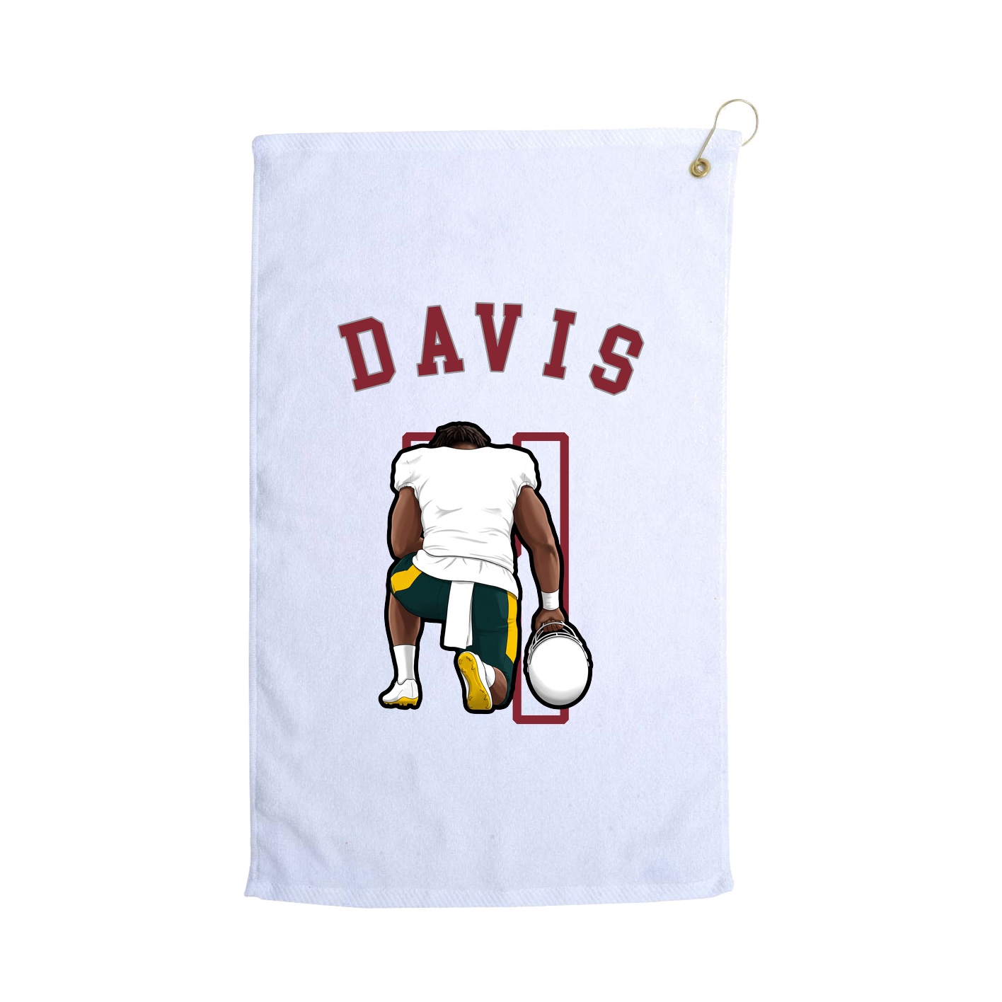 Golf Towel — Shirsey Arch in White