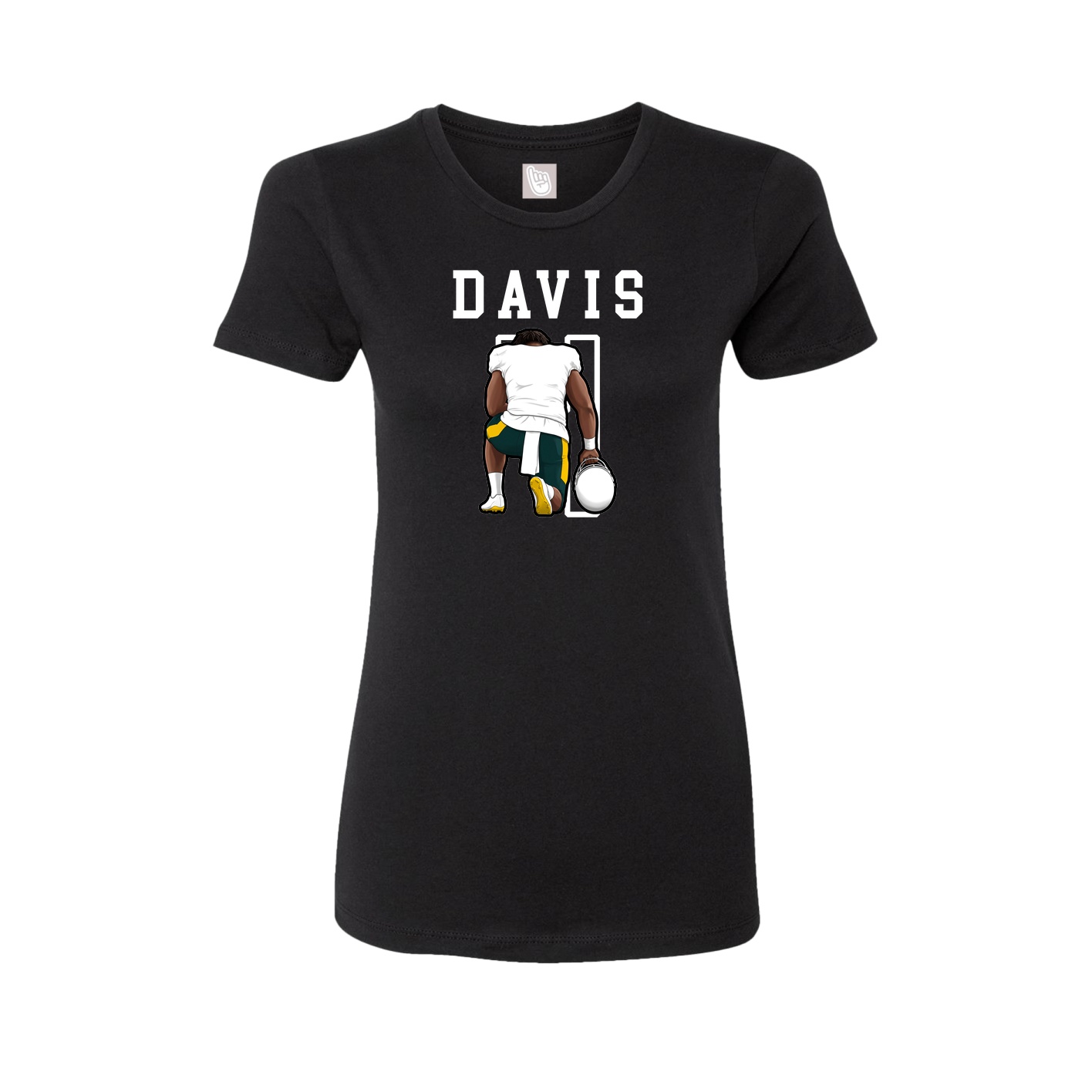 Fitted Women's Tee — Shirsey in Black