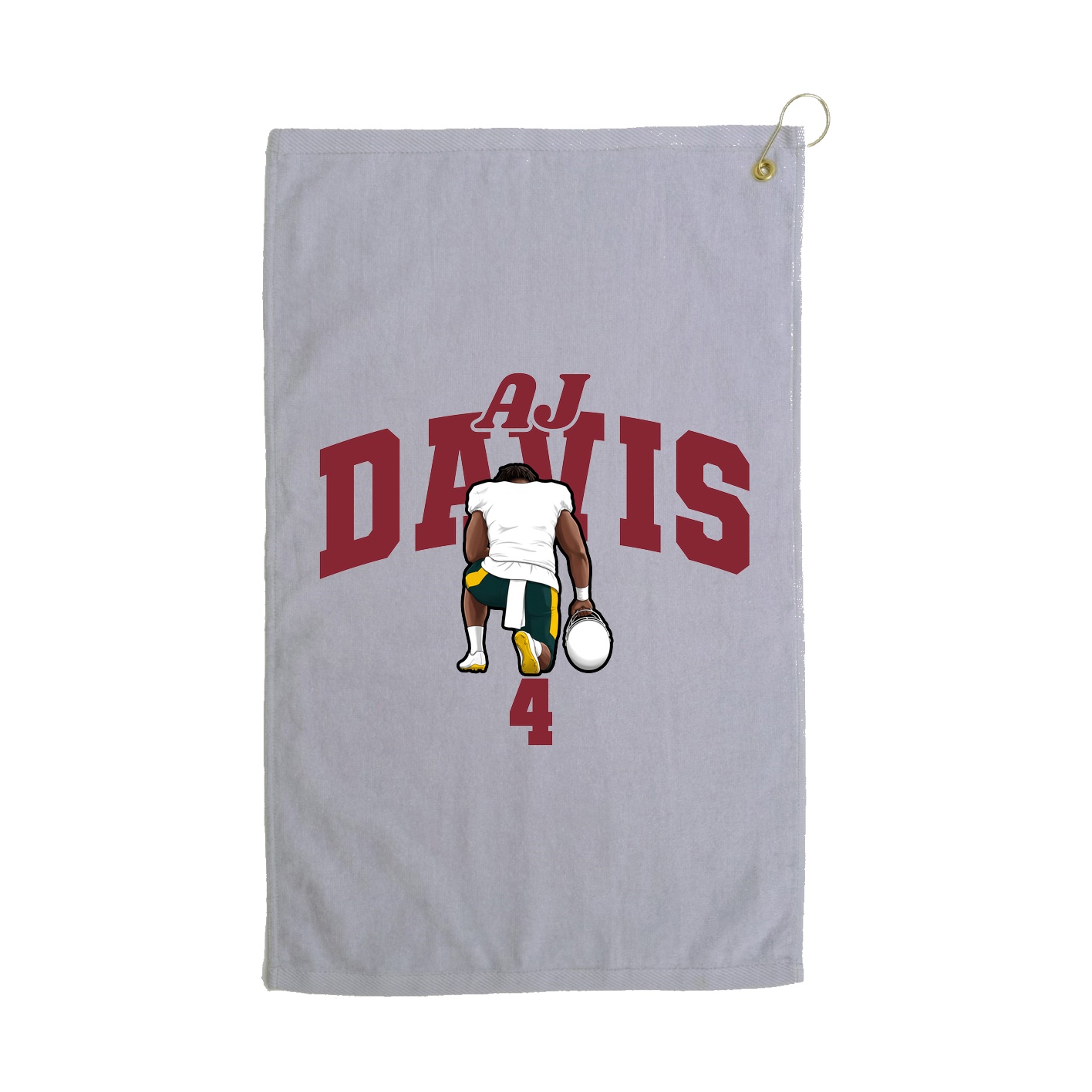 Golf Towel — Signature Arch in Grey