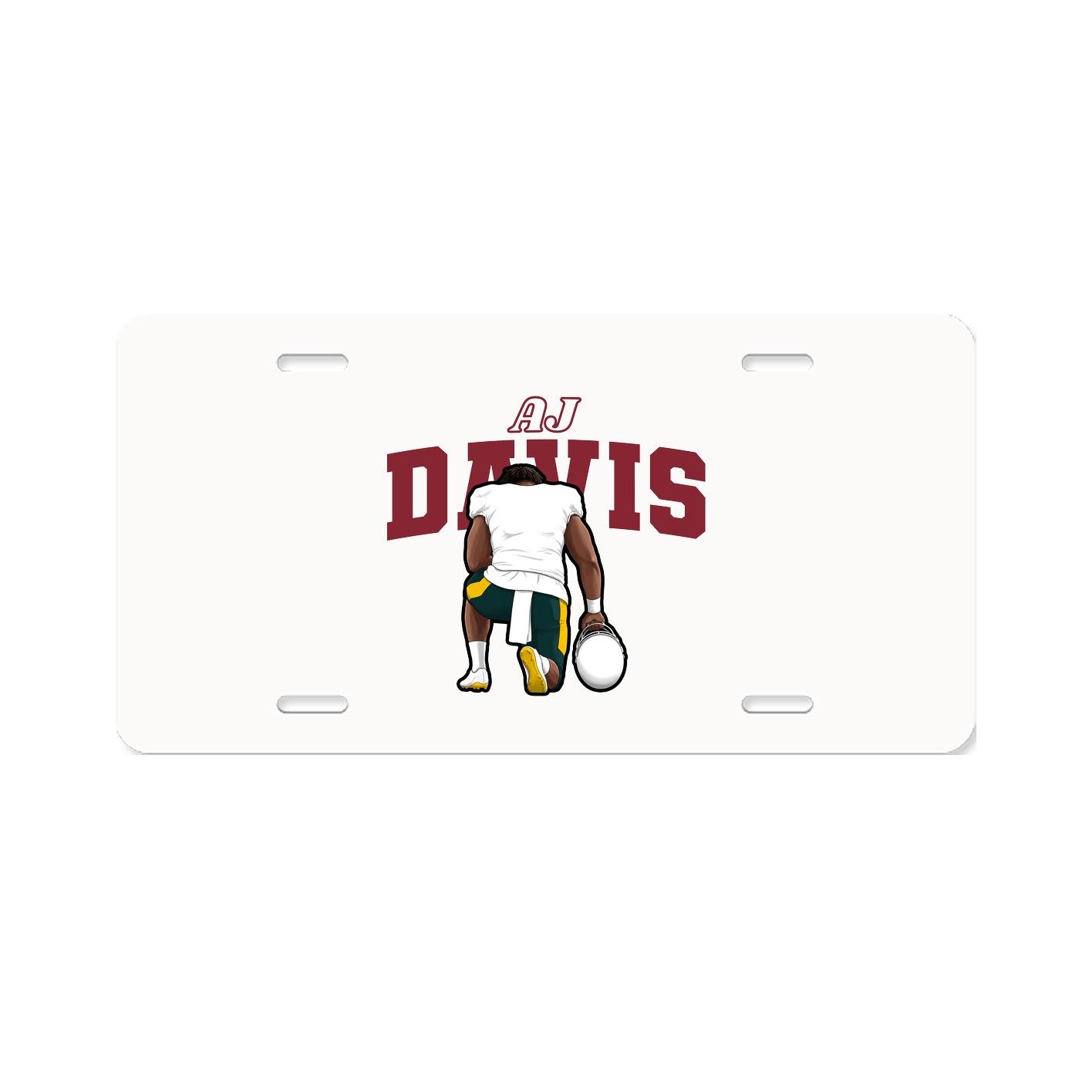 License Plate — Name Arch in Classic