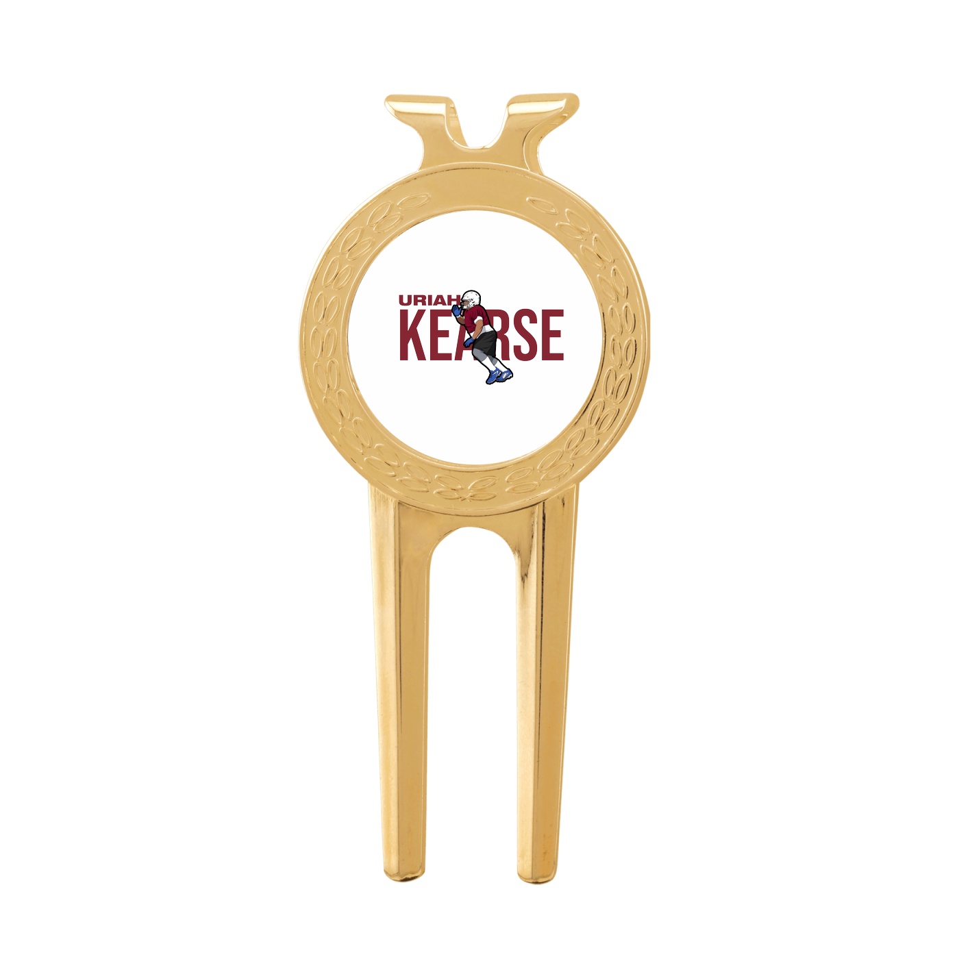 Divot Tool with Ball Marker — Player Name in Classic
