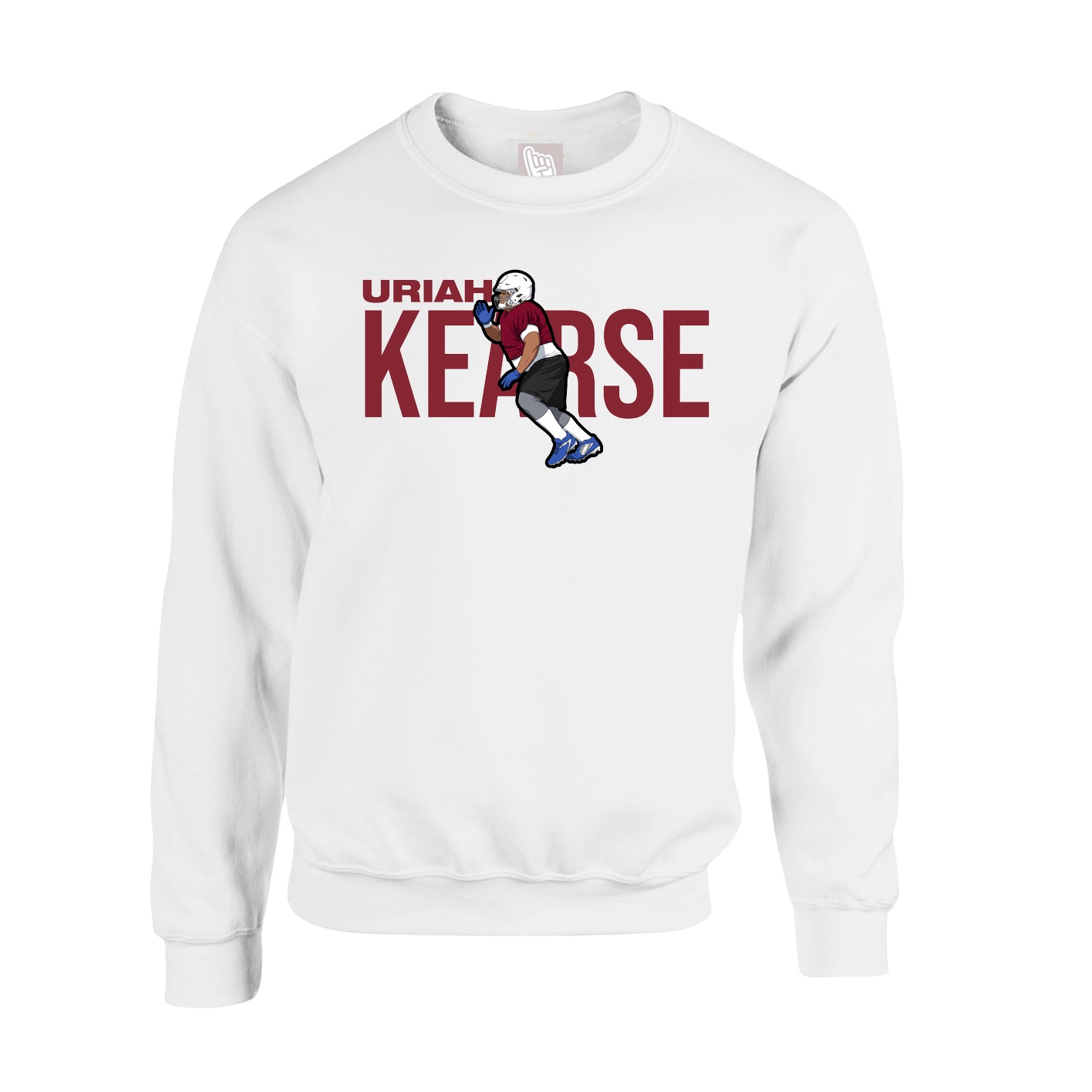 Fleece Crew — Player Name in White