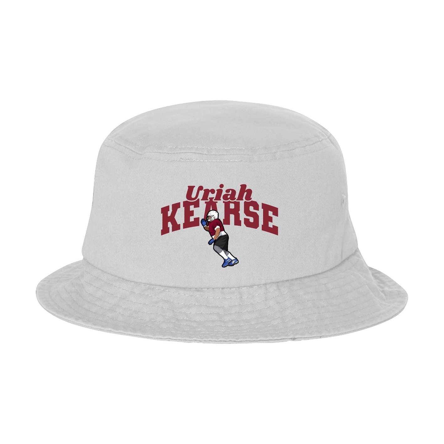 Bucket Cap — Signature Arch in White