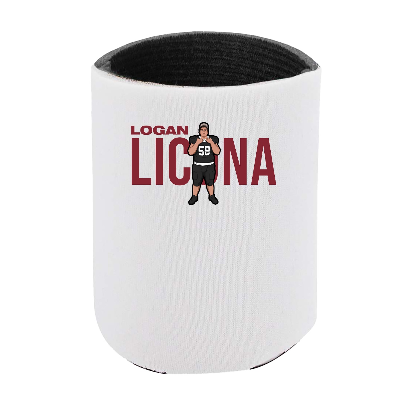 Can Holder — Player Name in White
