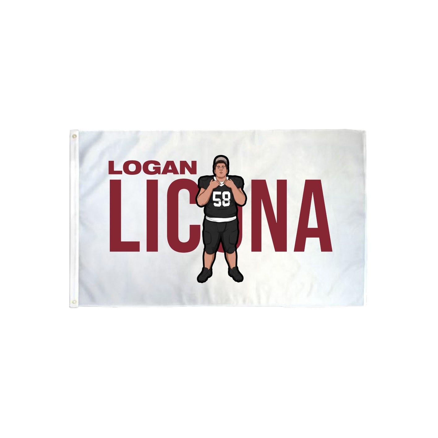 3x5 Flag — Player Name in Classic