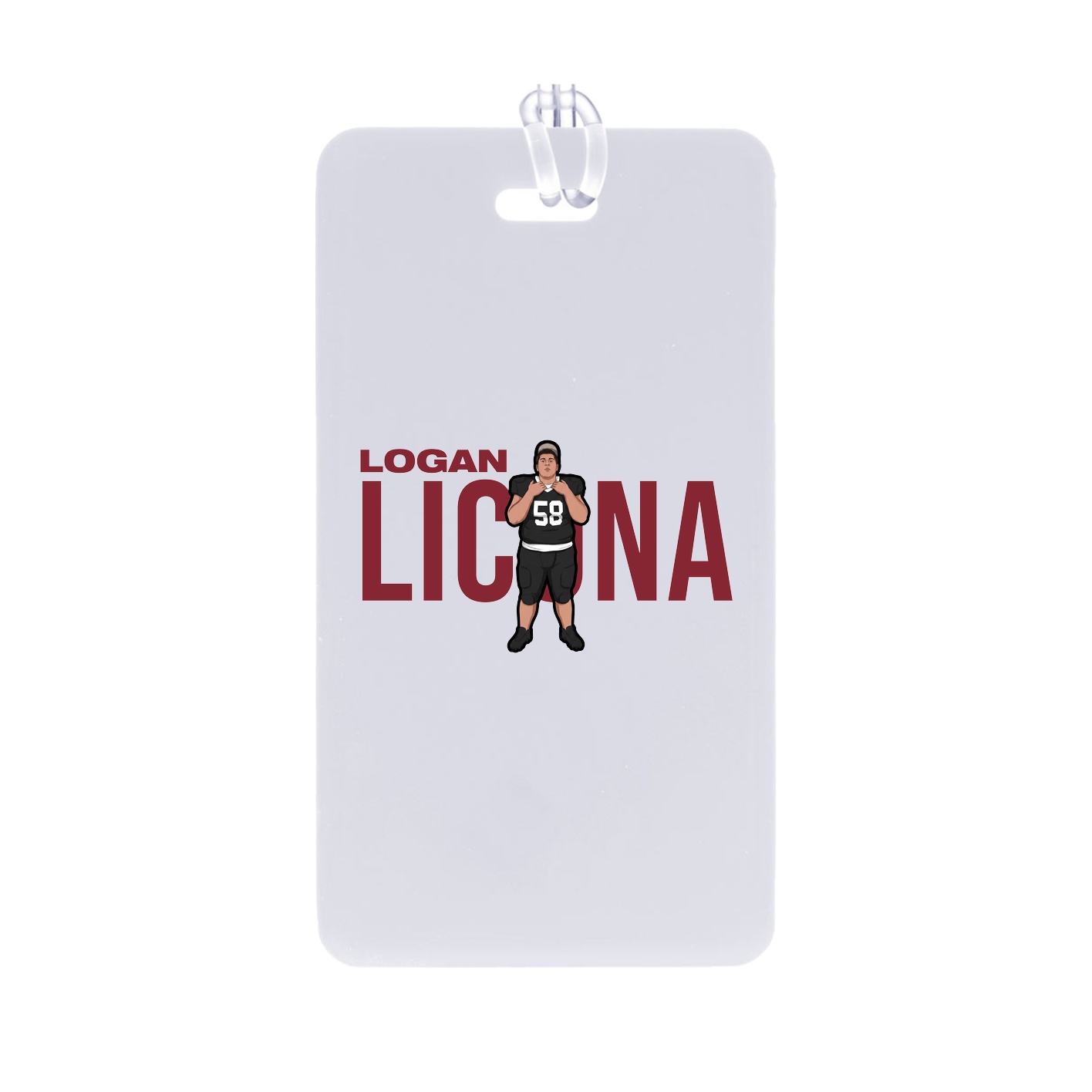 Bag Tag — Player Name in Classic