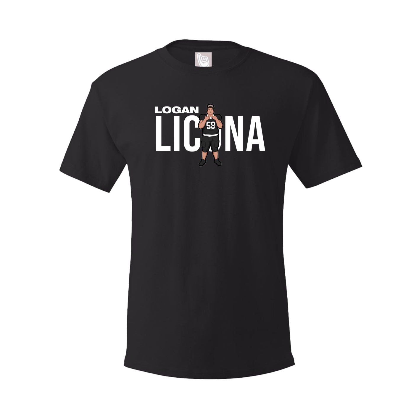 Youth Tee — Player Name in Black
