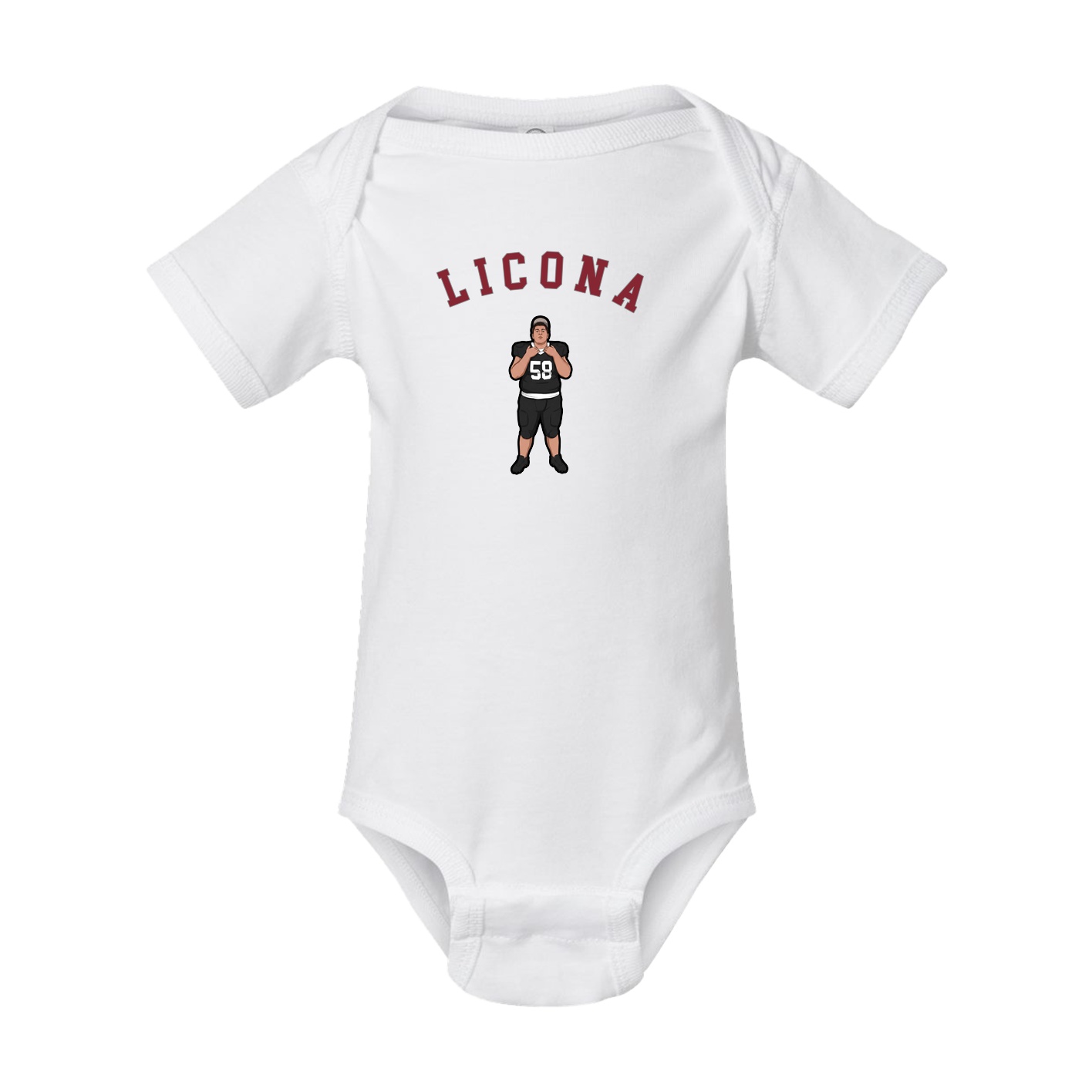 Baby Onesie — Shirsey Arch in White