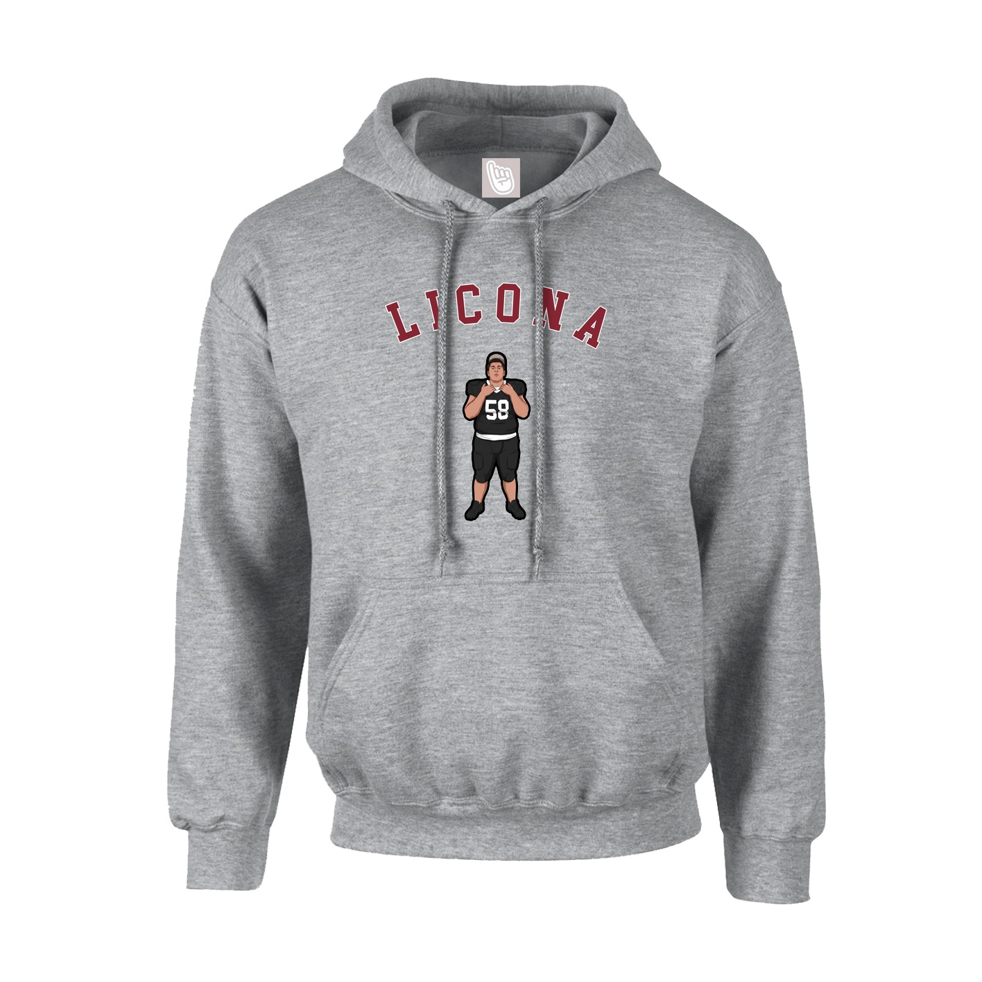Hoodie — Shirsey Arch in Grey