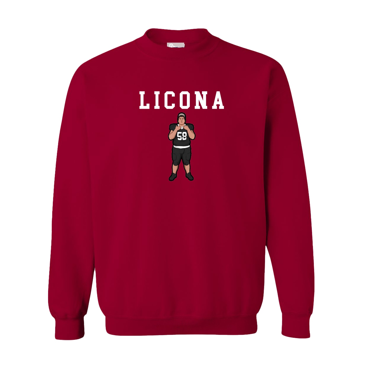 Fleece Crew — Shirsey in Cardinal