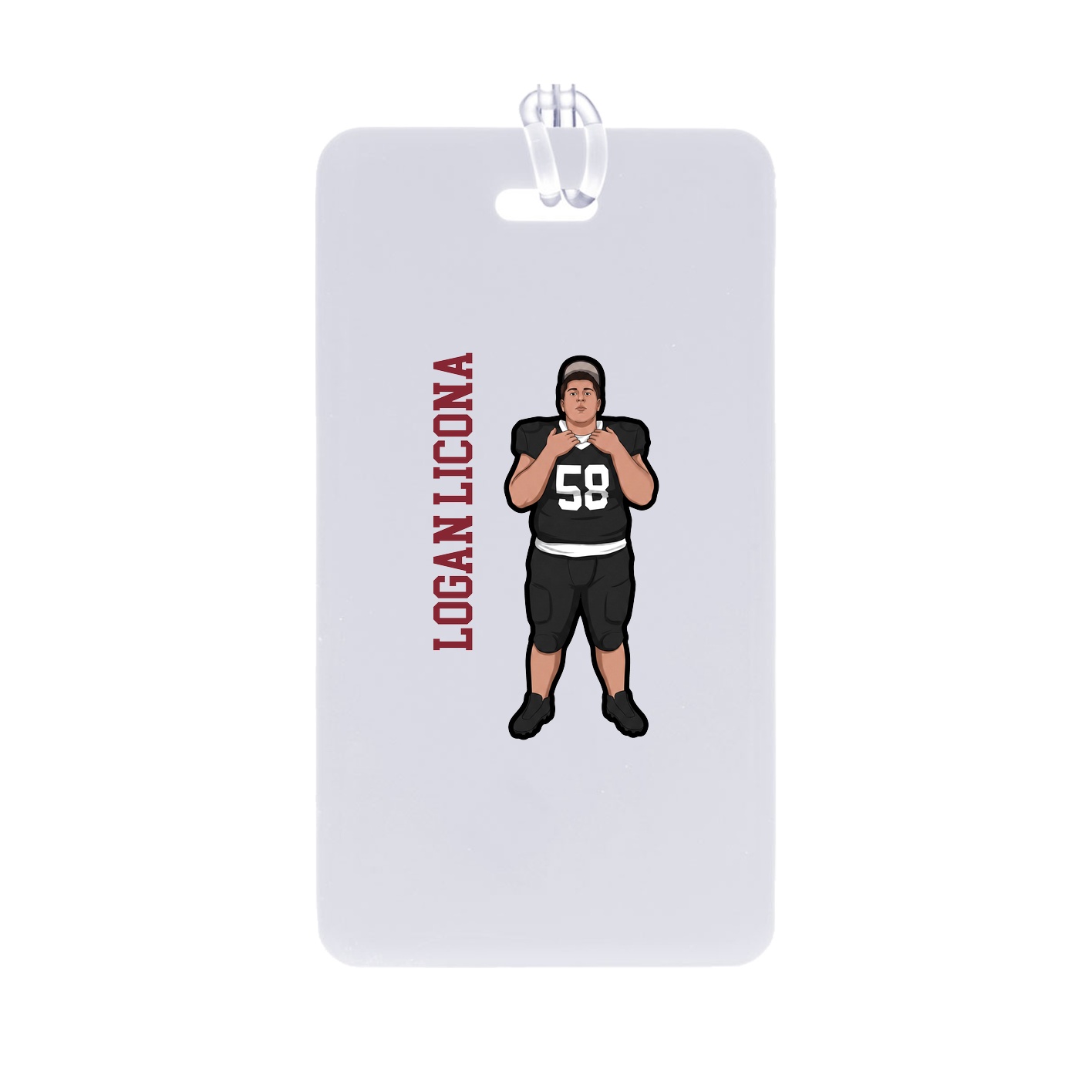 Bag Tag — Name Vertical in Classic