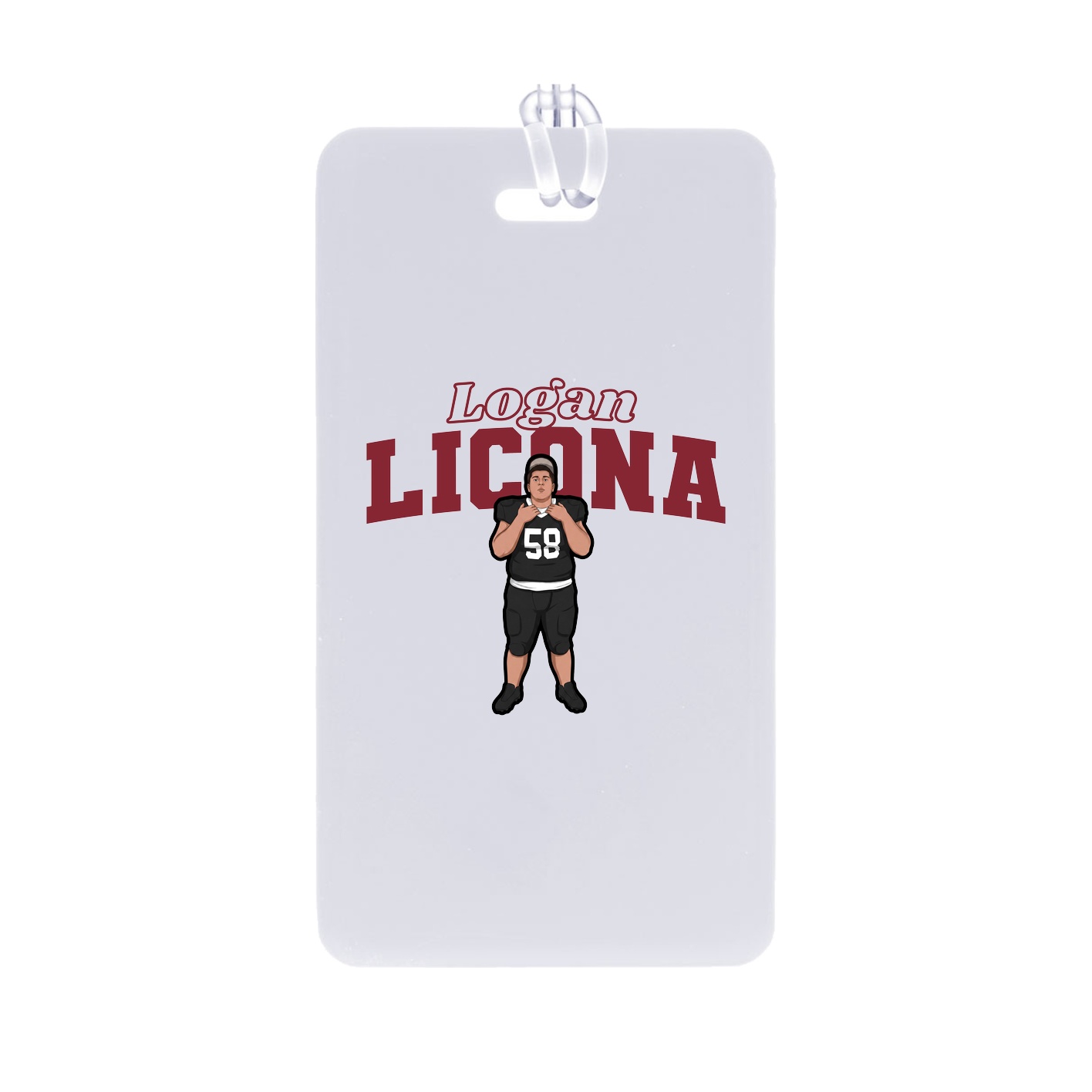 Bag Tag — Name Arch in Classic