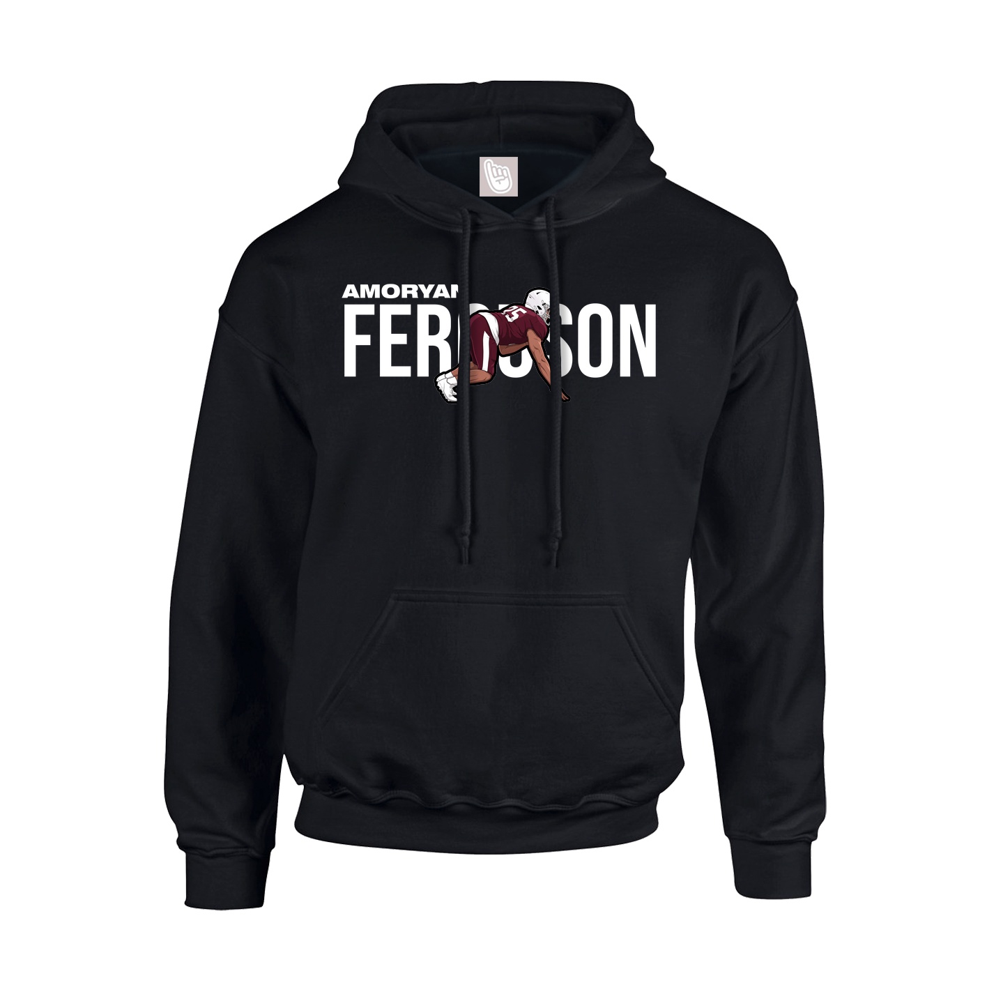 Hoodie — Player Name in Black