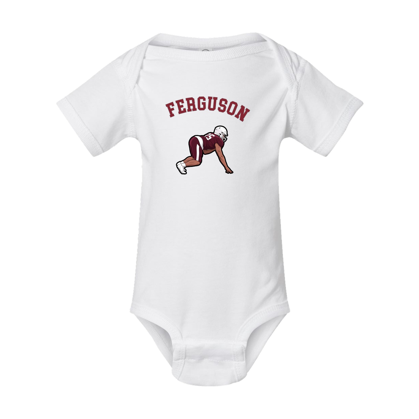 Baby Onesie — Shirsey Arch in White