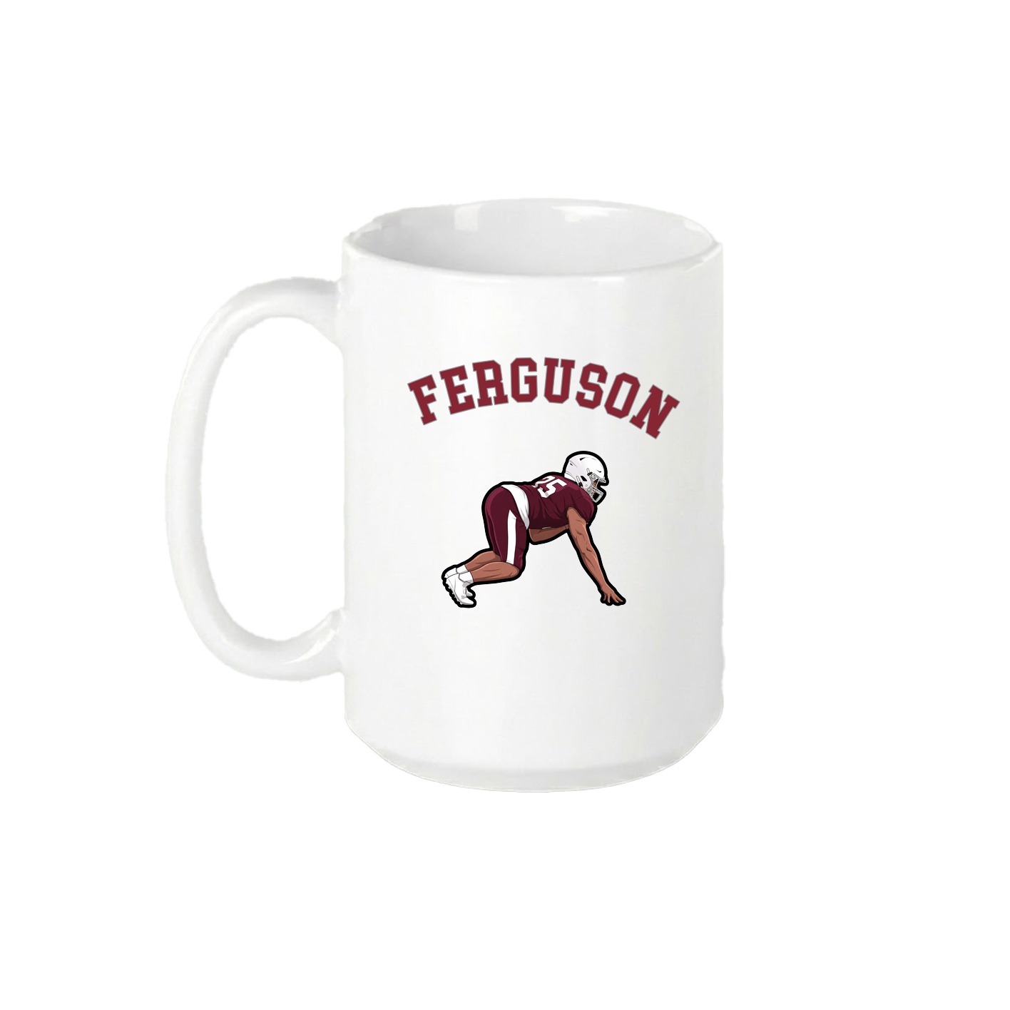 15oz Coffee Mug — Shirsey Arch in White