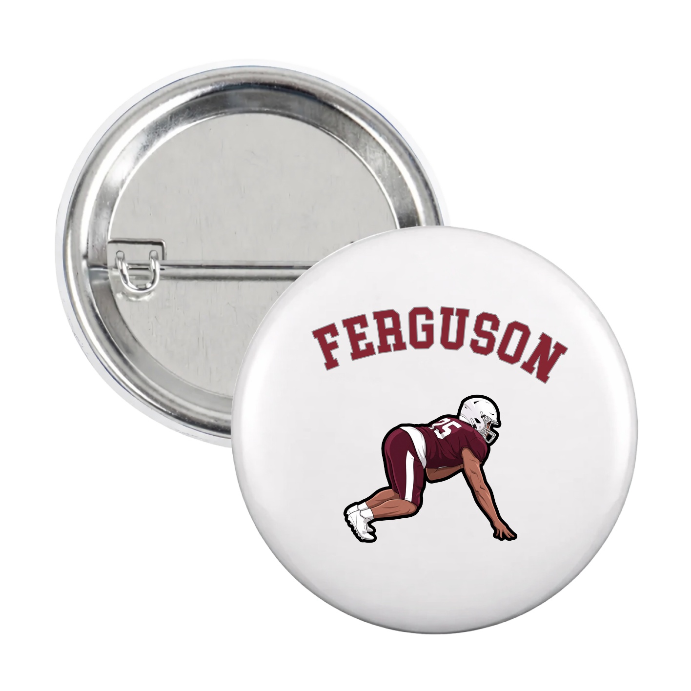 Game Day Button — Shirsey Arch in White