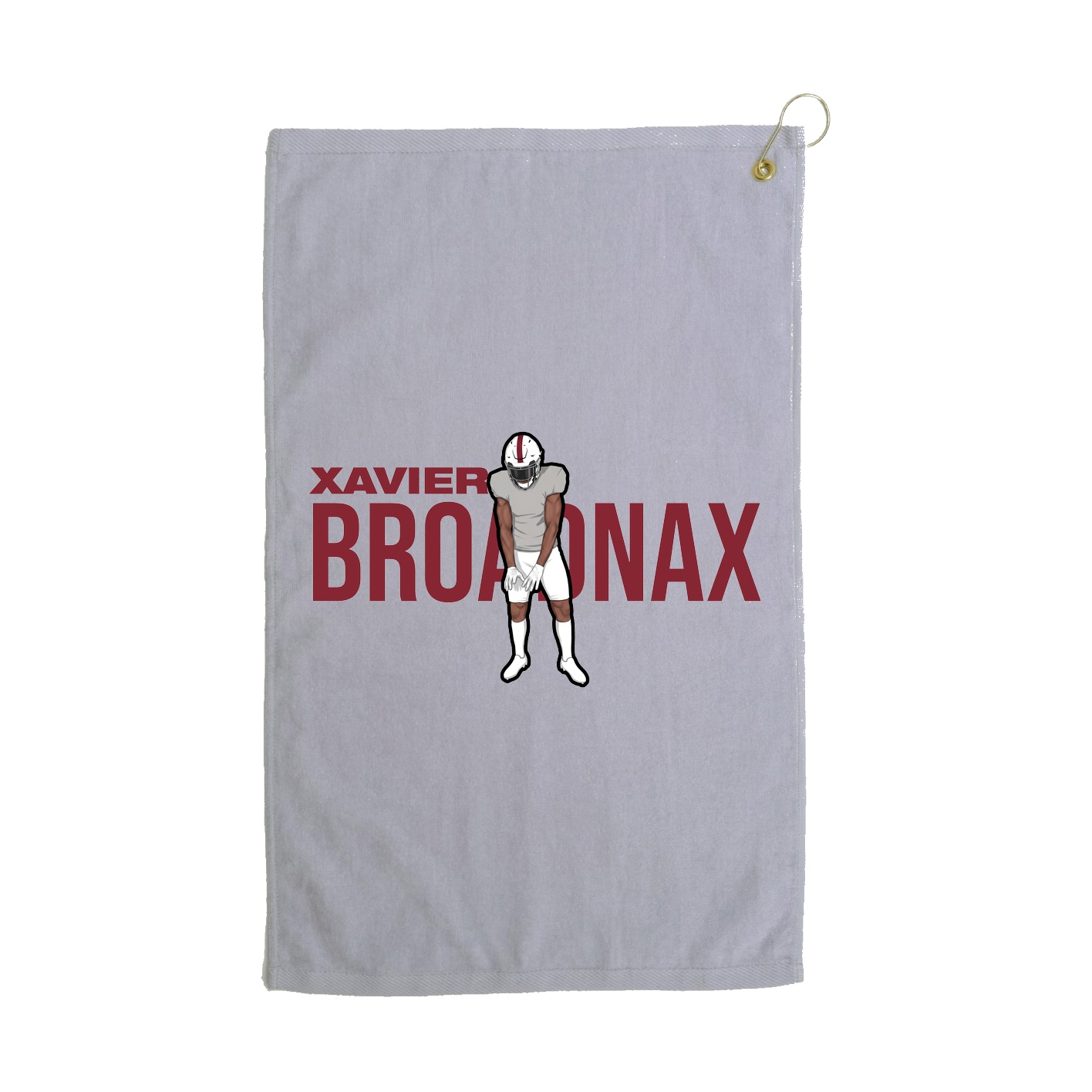 Golf Towel — Player Name in Grey