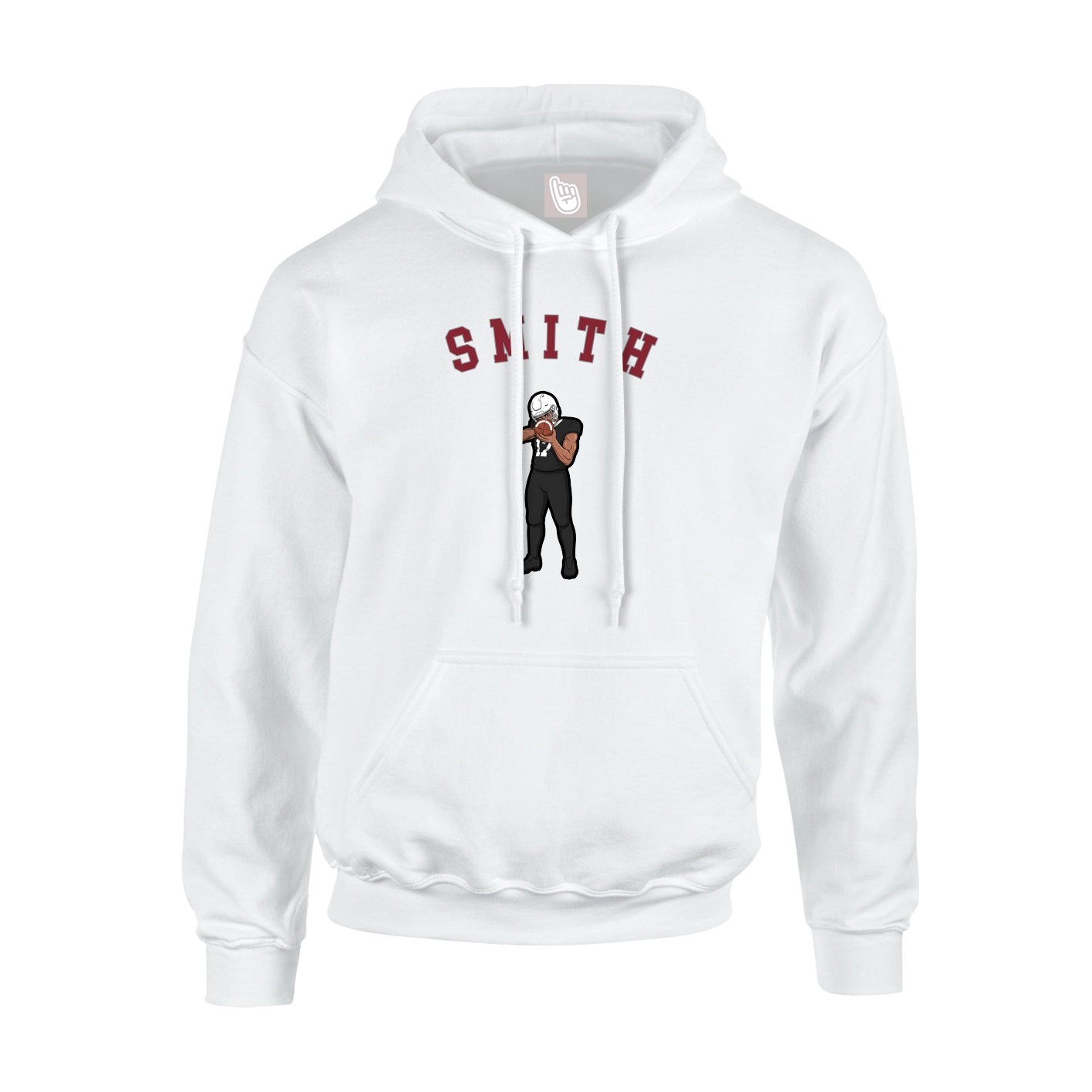 Youth Hoodie — Shirsey Arch in White