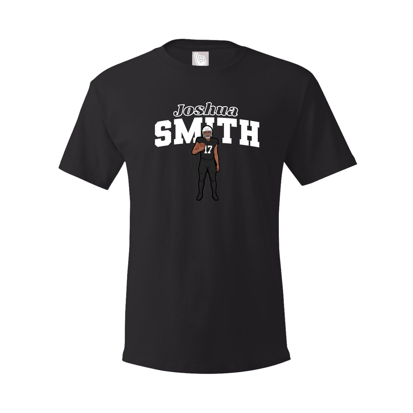 Youth Tee — Name Arch in Black