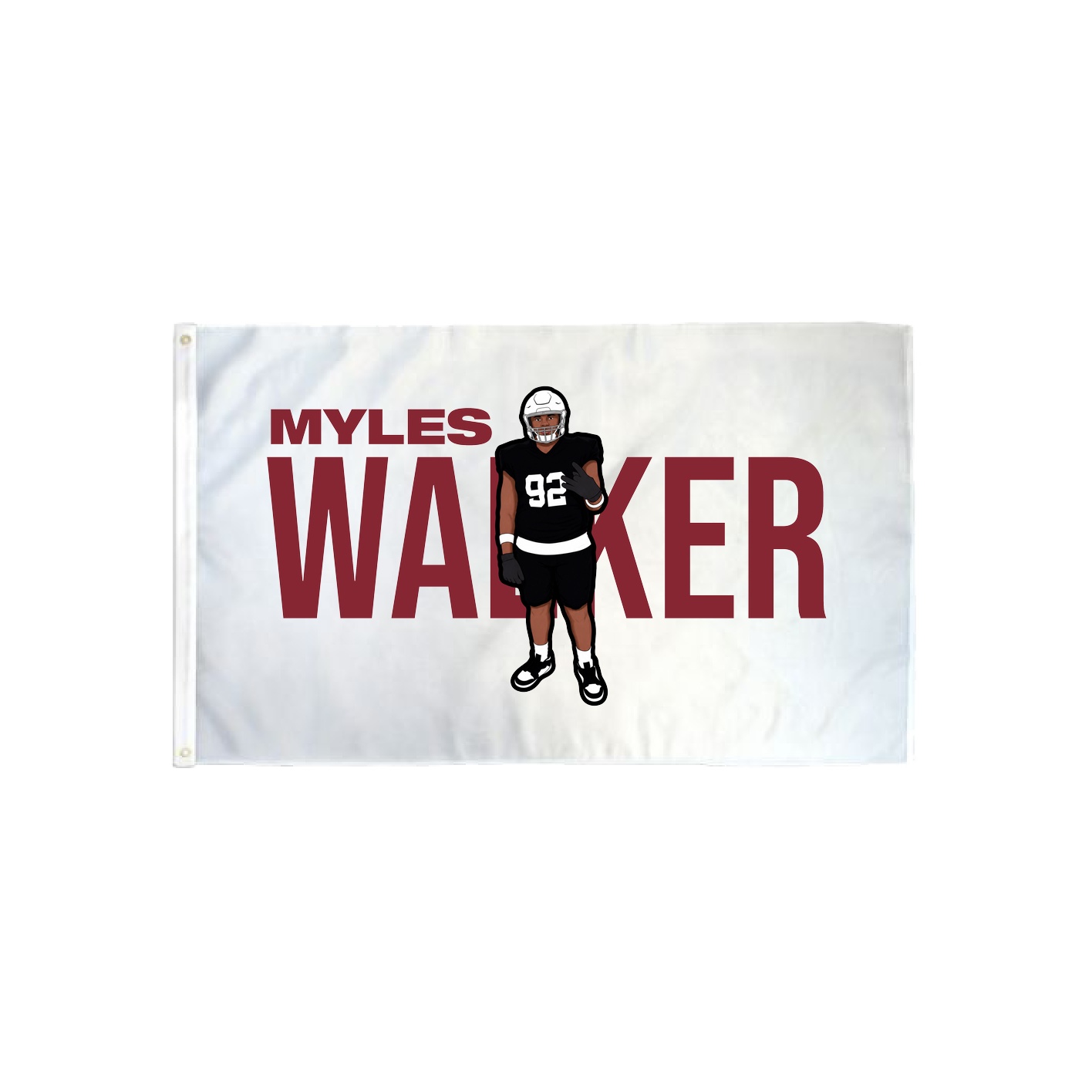 3x5 Flag — Player Name in Classic