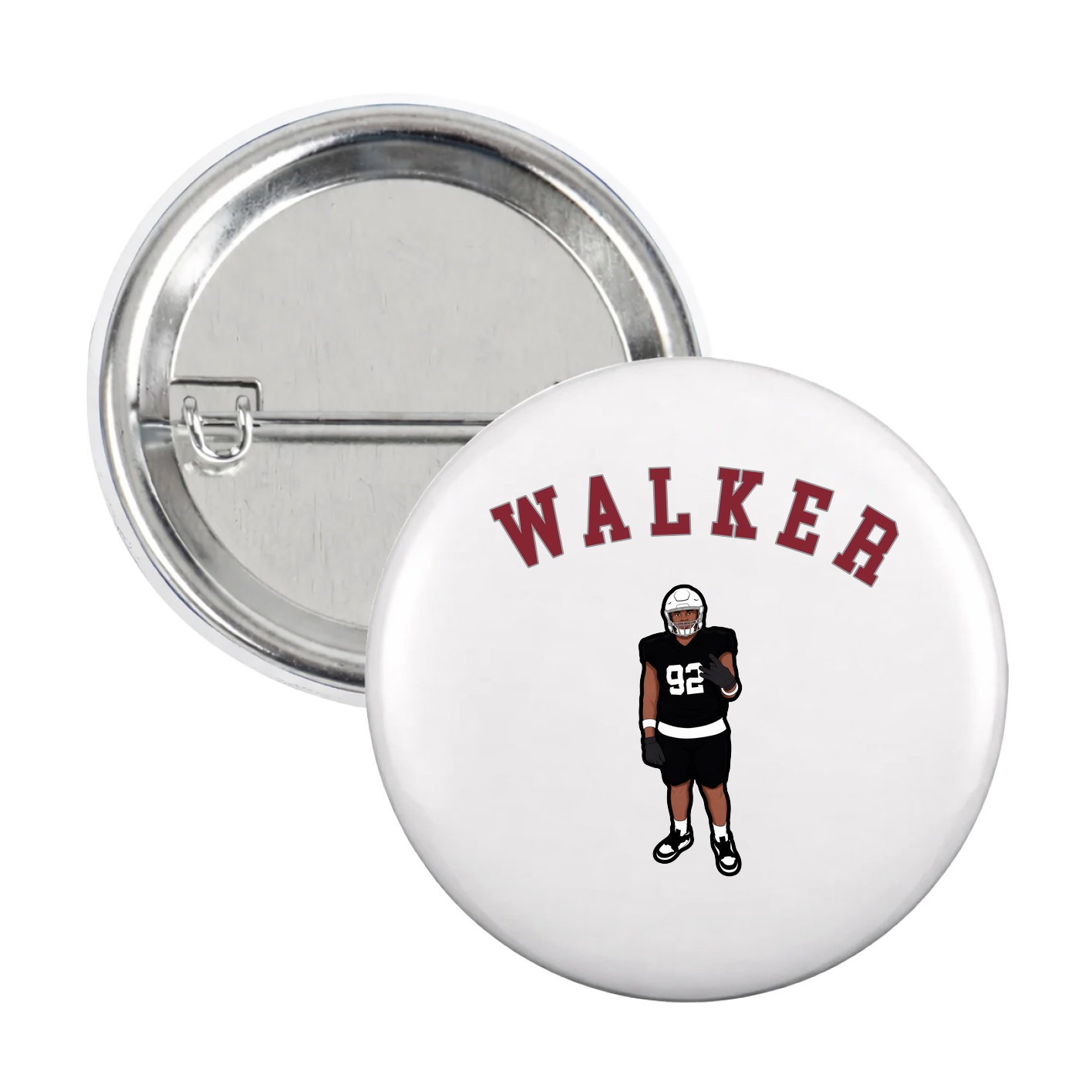 Game Day Button — Shirsey Arch in White