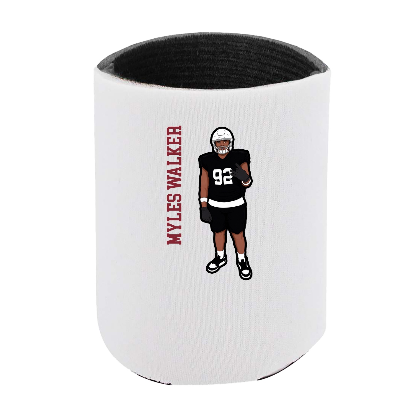 Can Holder — Name Vertical in White