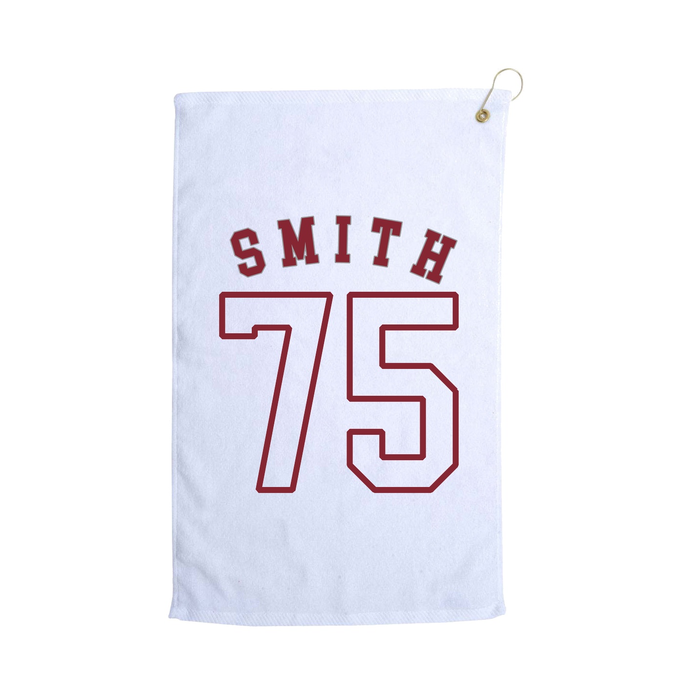 Golf Towel — Shirsey Arch in White