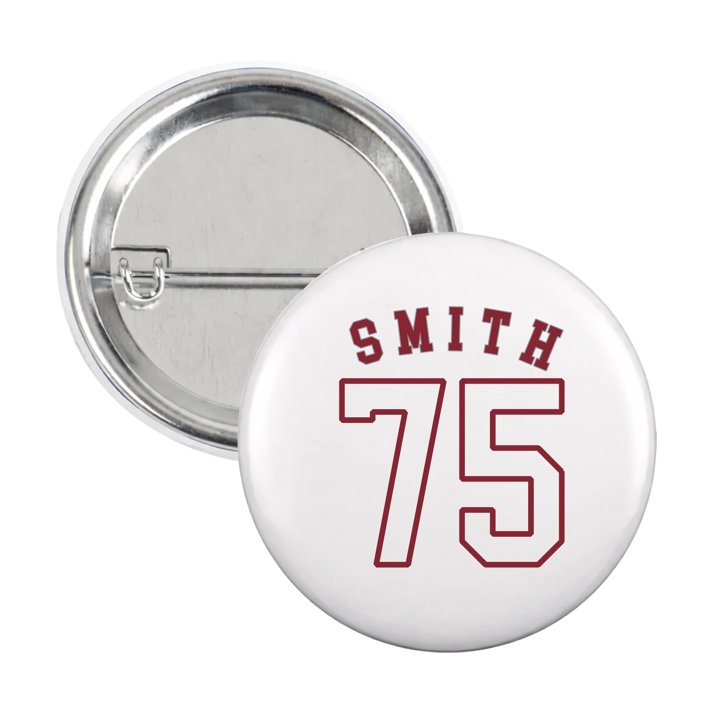 Game Day Button — Shirsey Arch in White