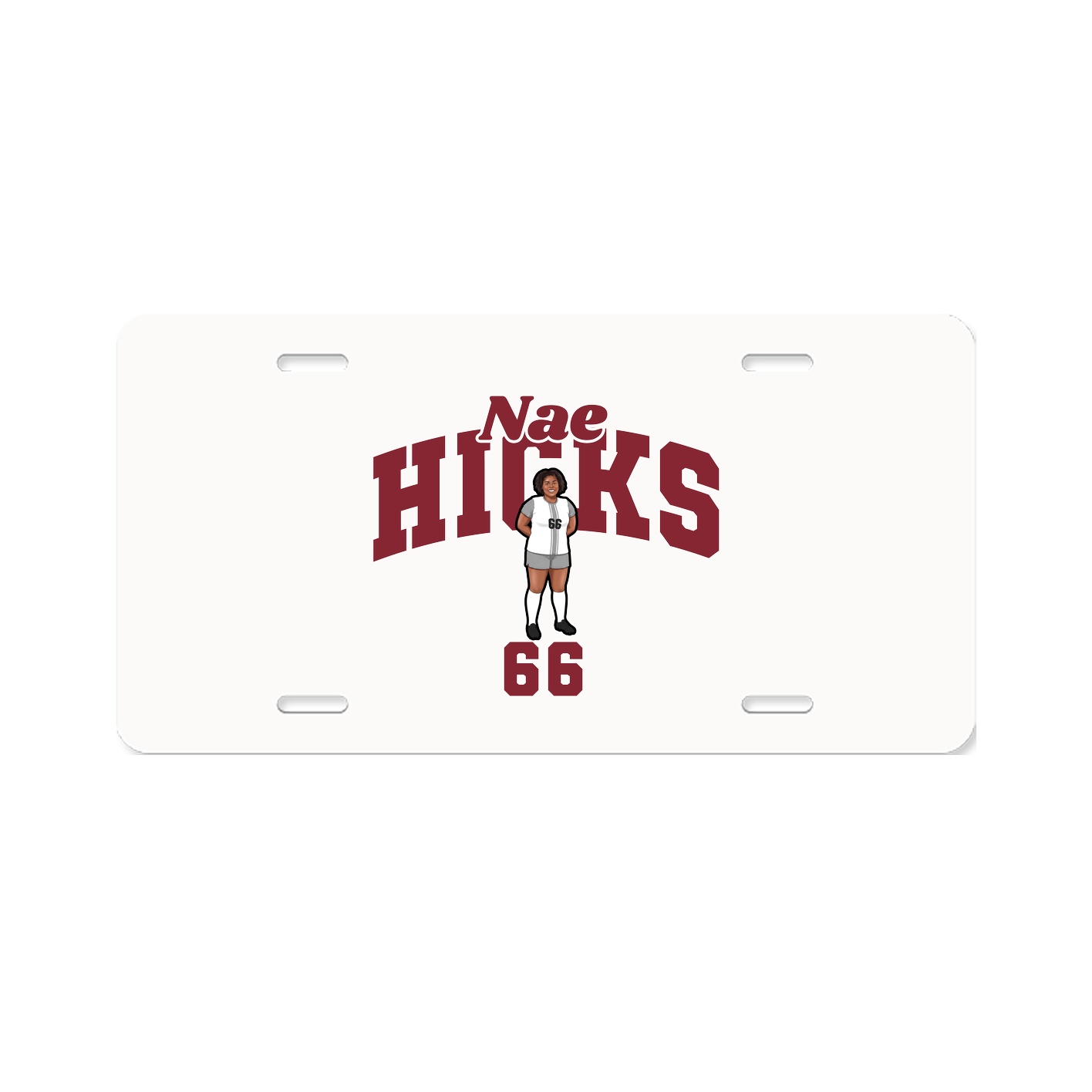 License Plate — Signature Arch in Classic
