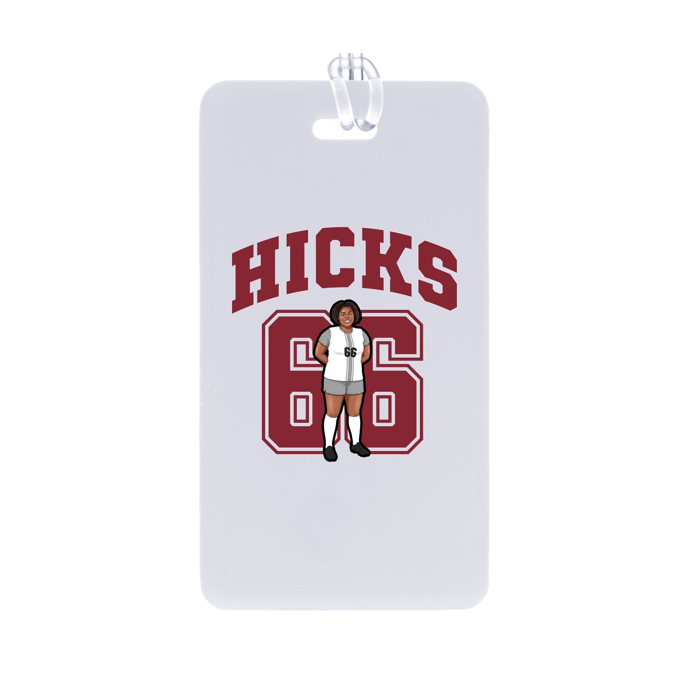 Bag Tag — Number in Classic