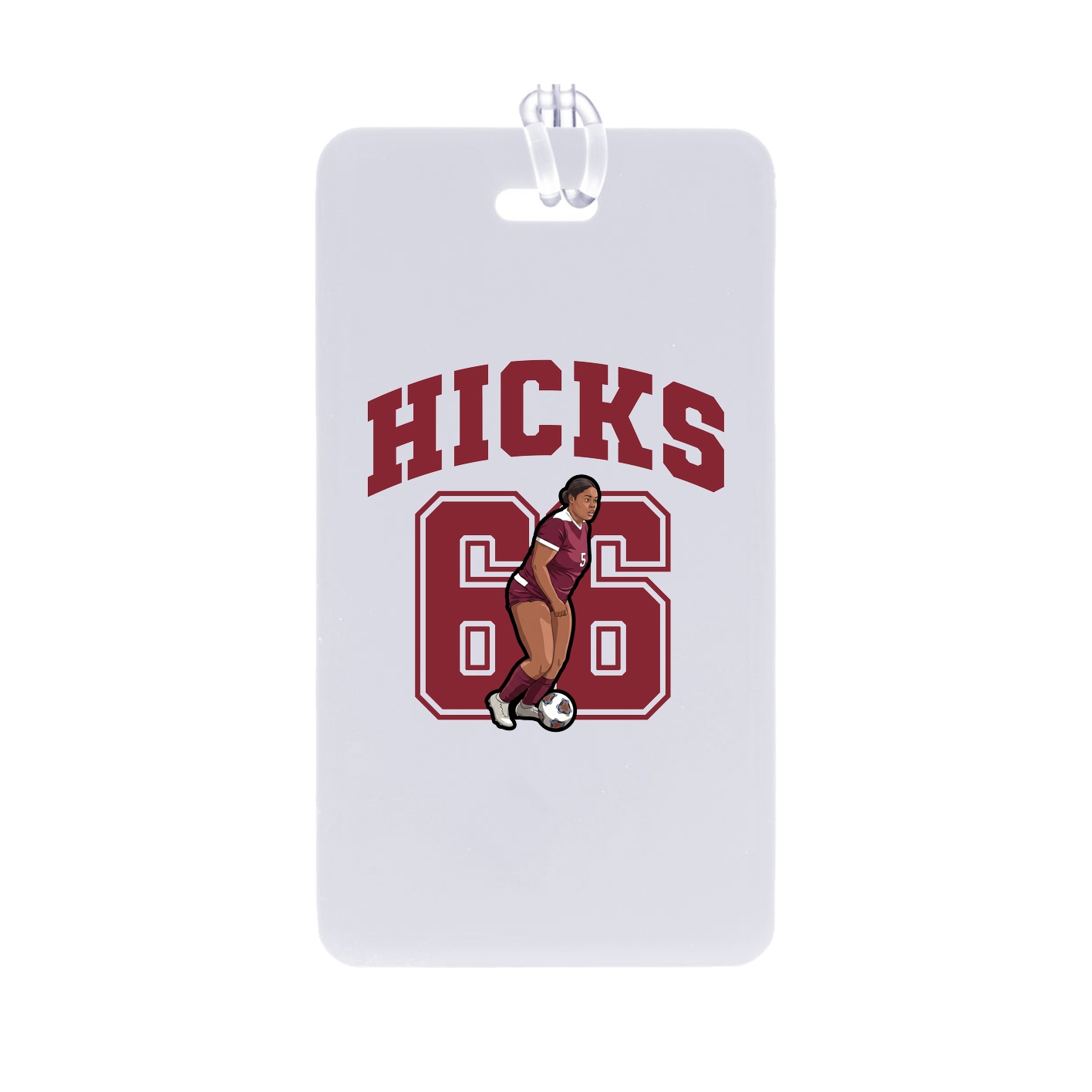 Bag Tag — Number in Classic