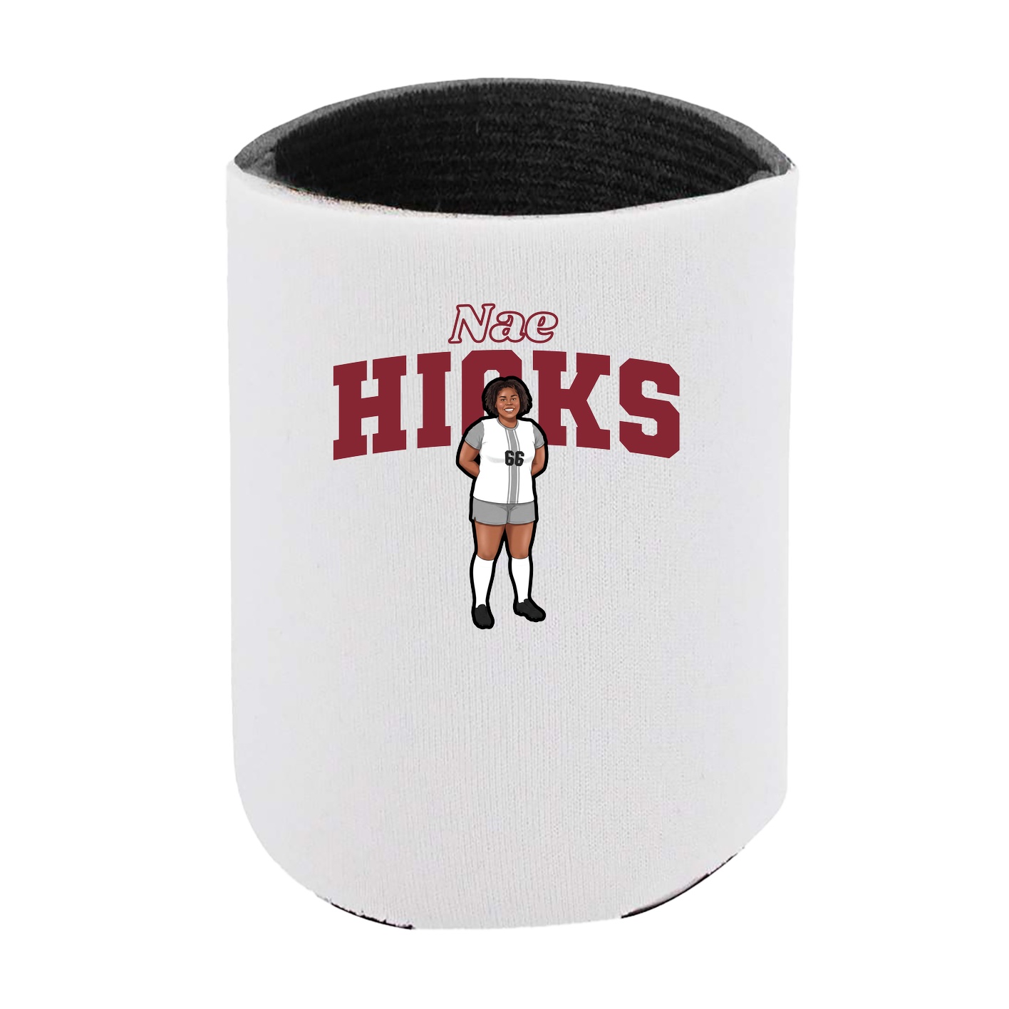 Can Holder — Name Arch in White