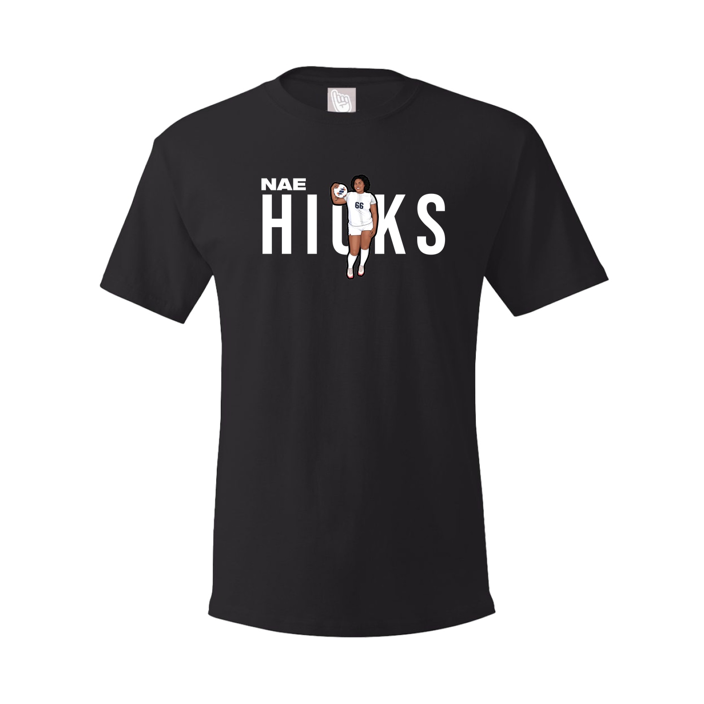 Youth Tee — Player Name in Black