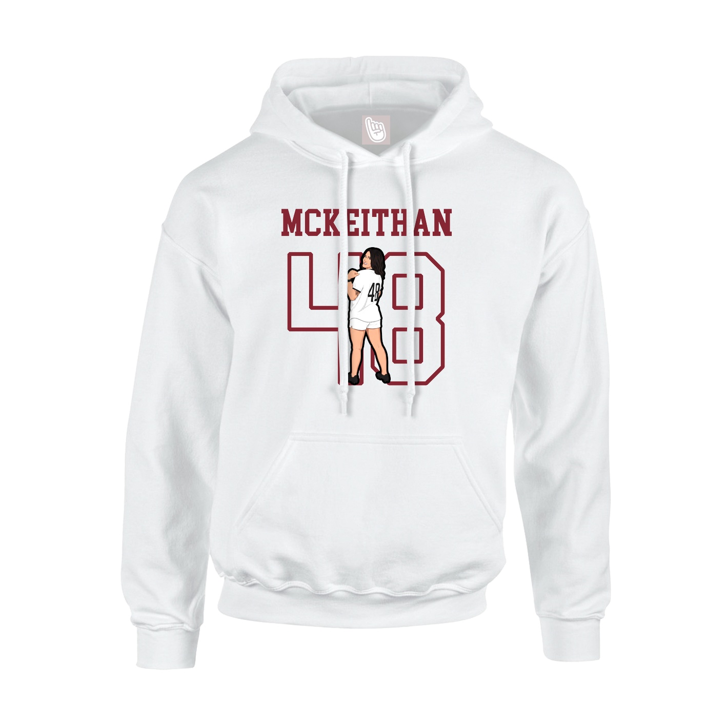 Hoodie — Shirsey in White