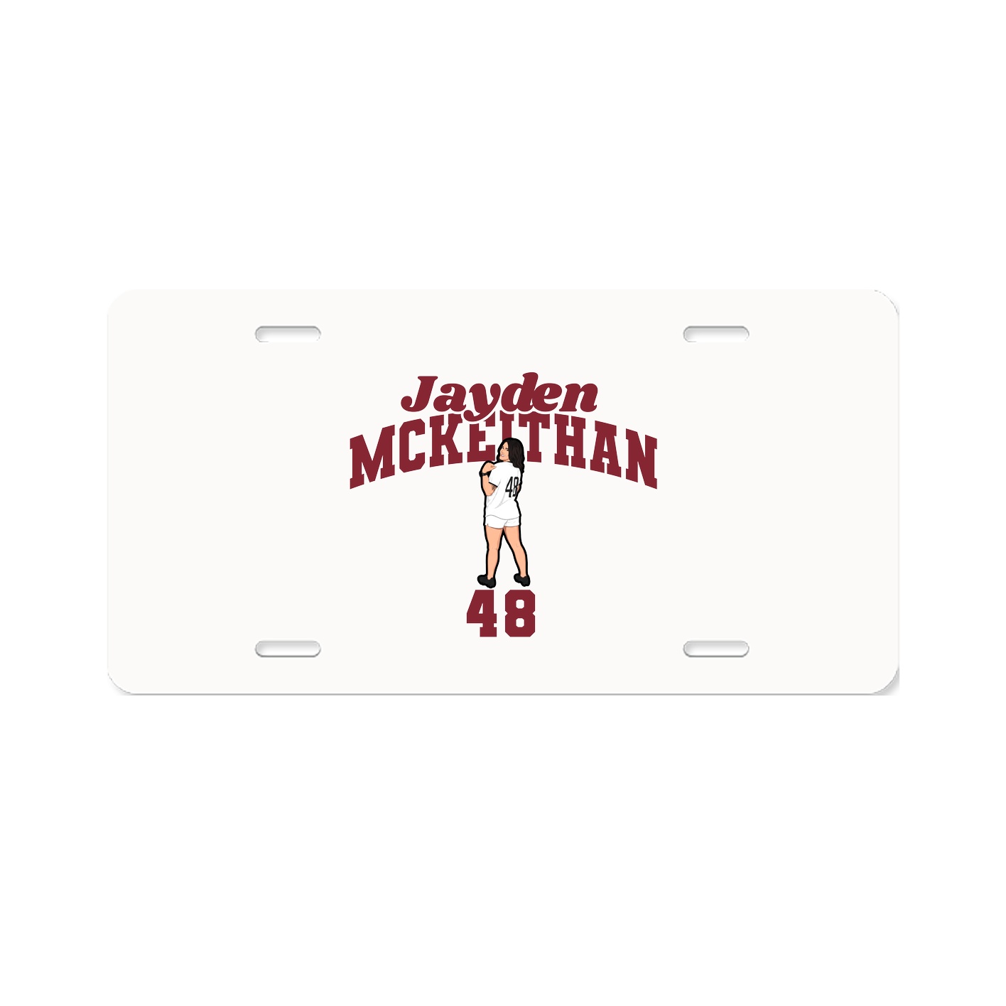 License Plate — Signature Arch in Classic