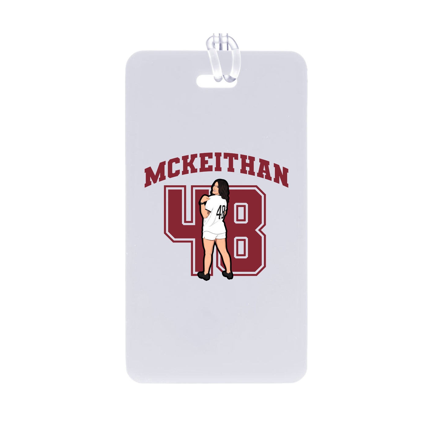 Bag Tag — Number in Classic