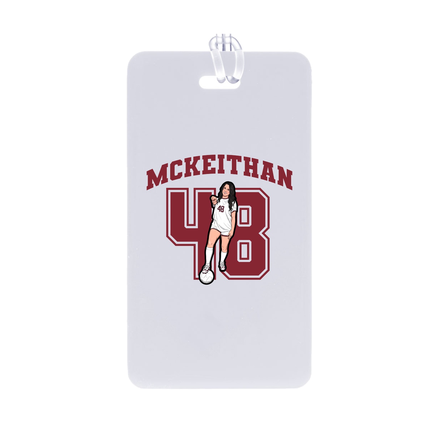 Bag Tag — Number in Classic