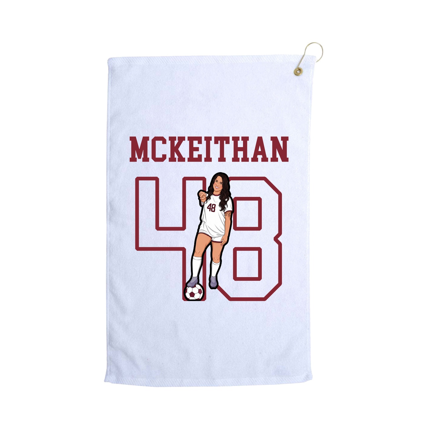 Golf Towel — Shirsey in White
