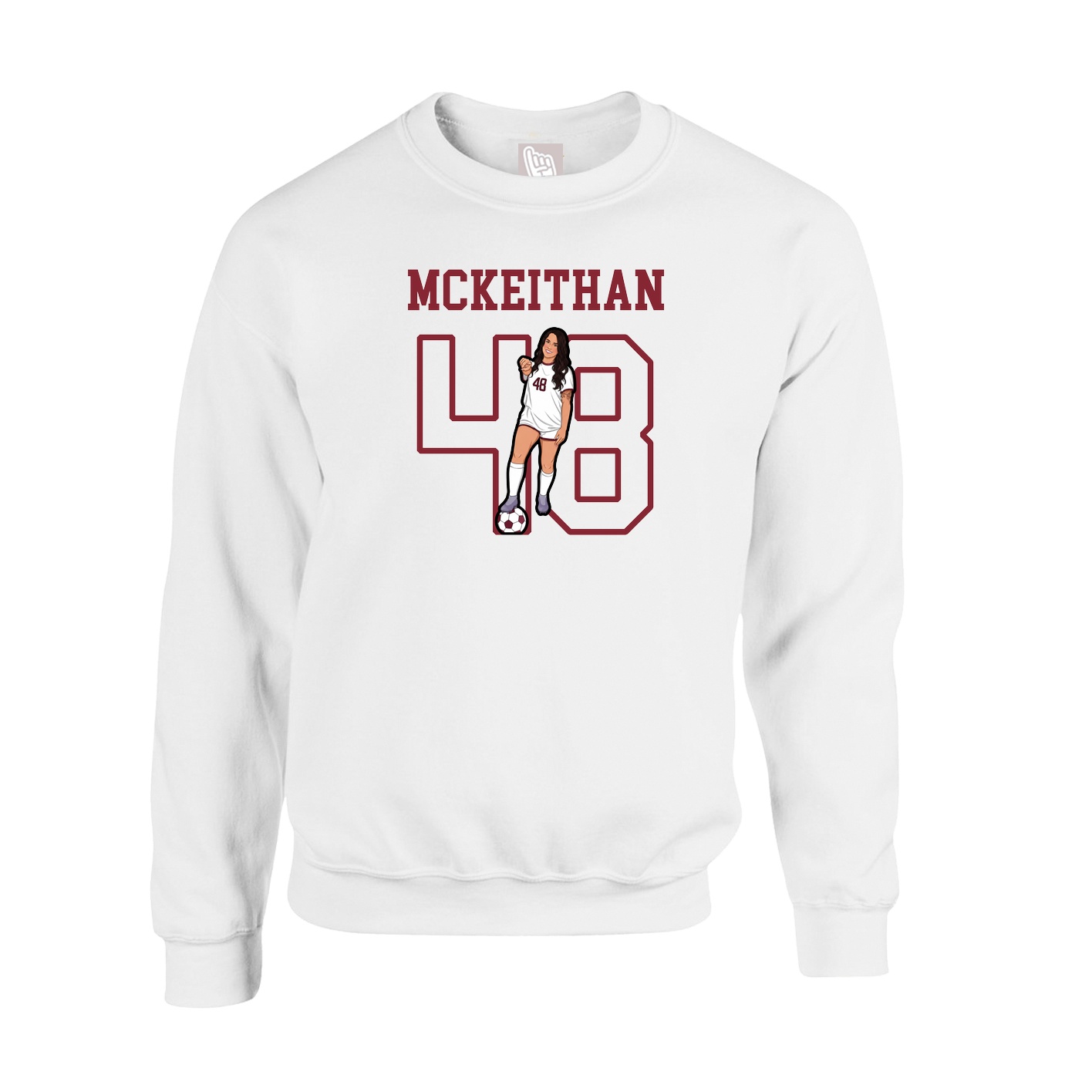 Fleece Crew — Shirsey in White