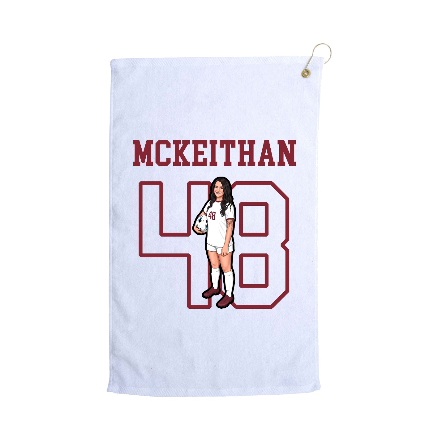 Golf Towel — Shirsey in White
