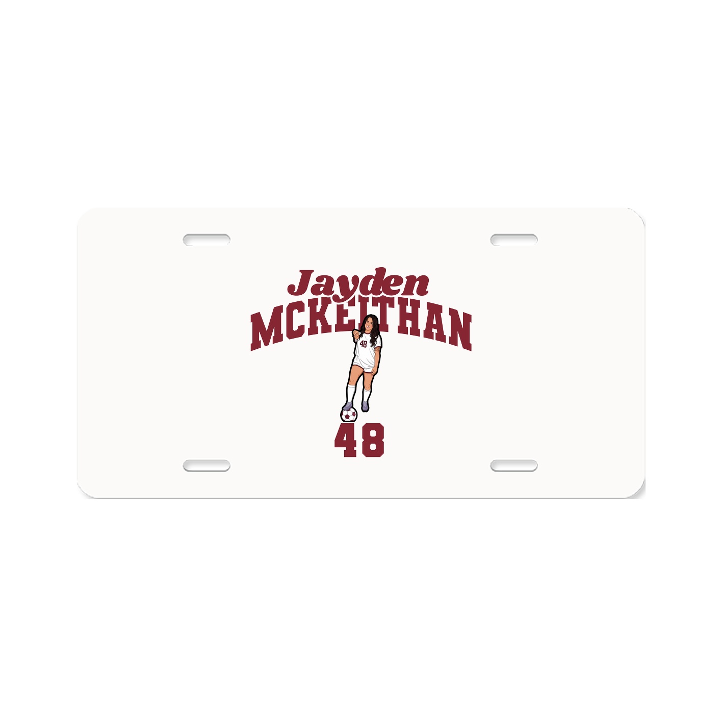 License Plate — Signature Arch in Classic