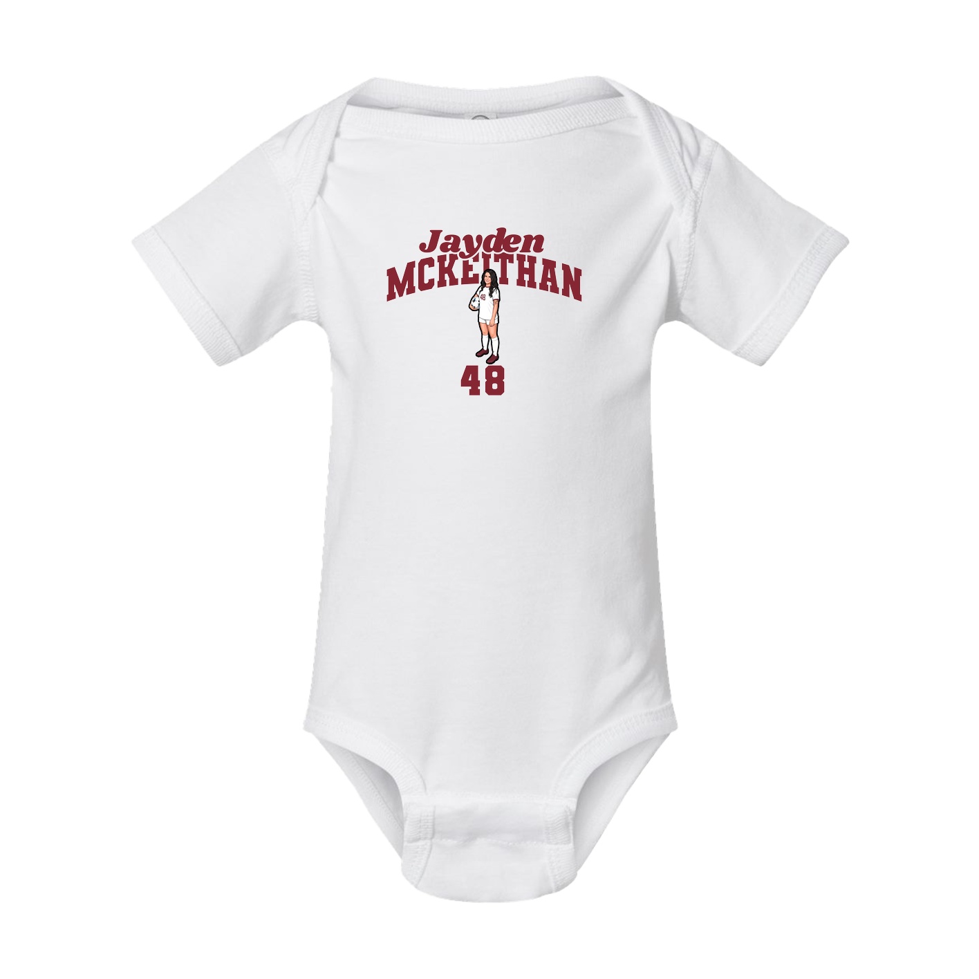 Baby Onesie — Signature Arch in White