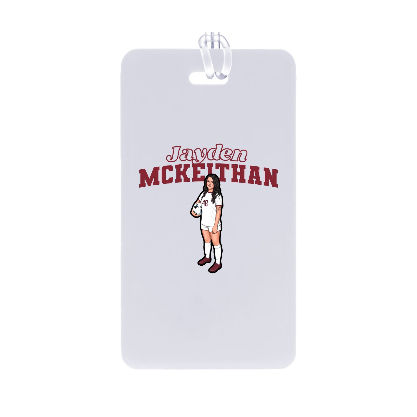 Bag Tag — Name Arch in Classic