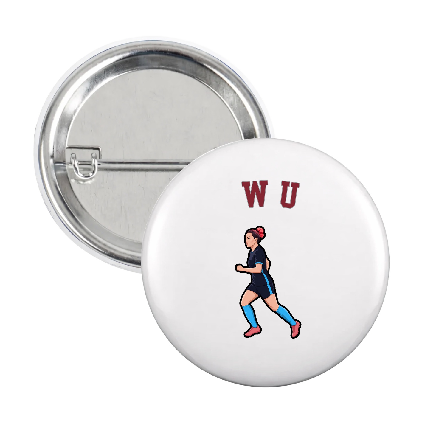 Game Day Button — Shirsey Arch in White