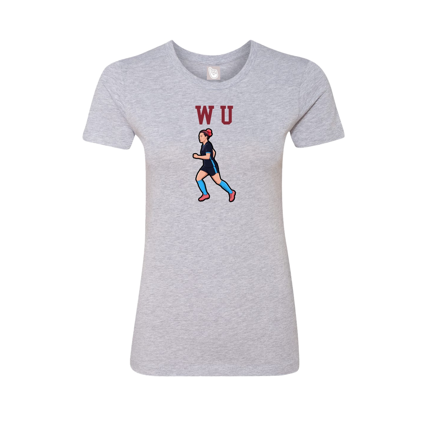 Fitted Women's Tee — Shirsey in Grey
