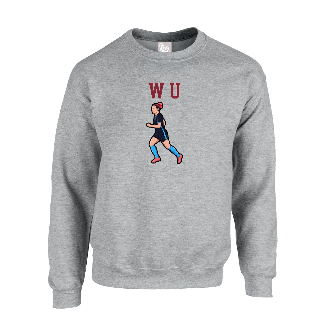 Fleece Crew — Shirsey in Grey