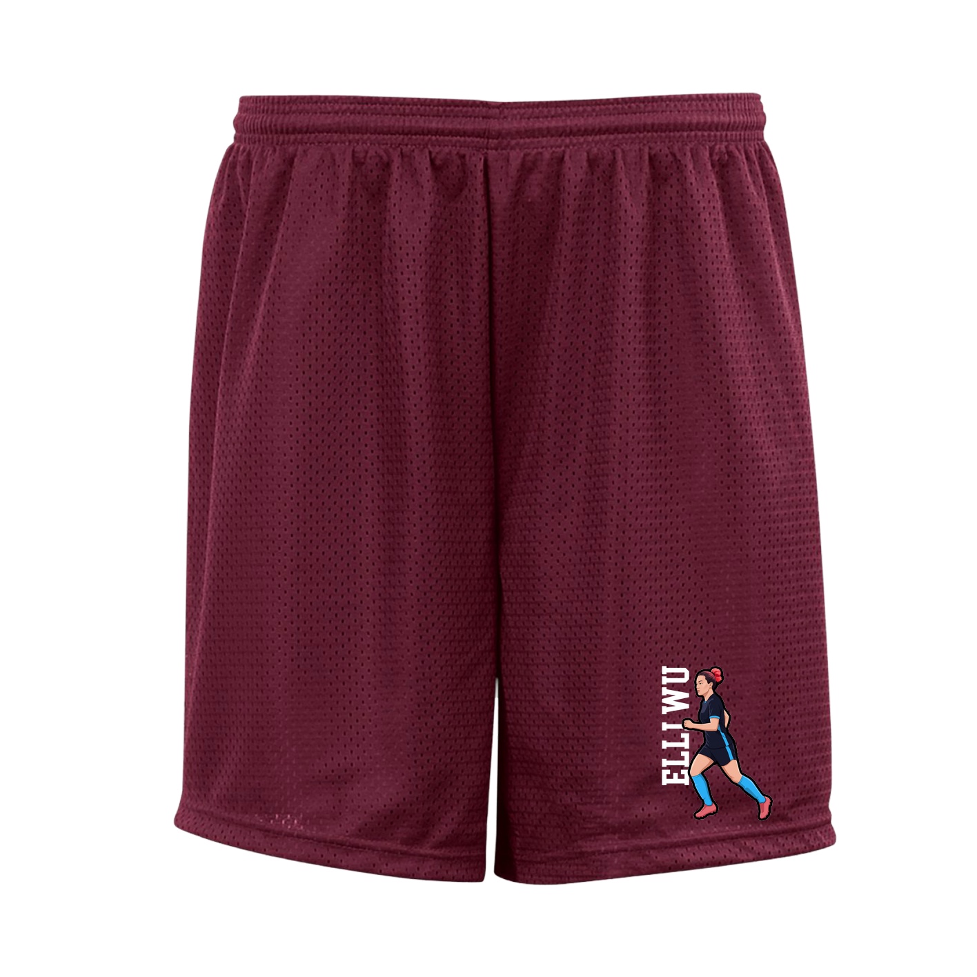 Shorts — Name Vertical in Cardinal