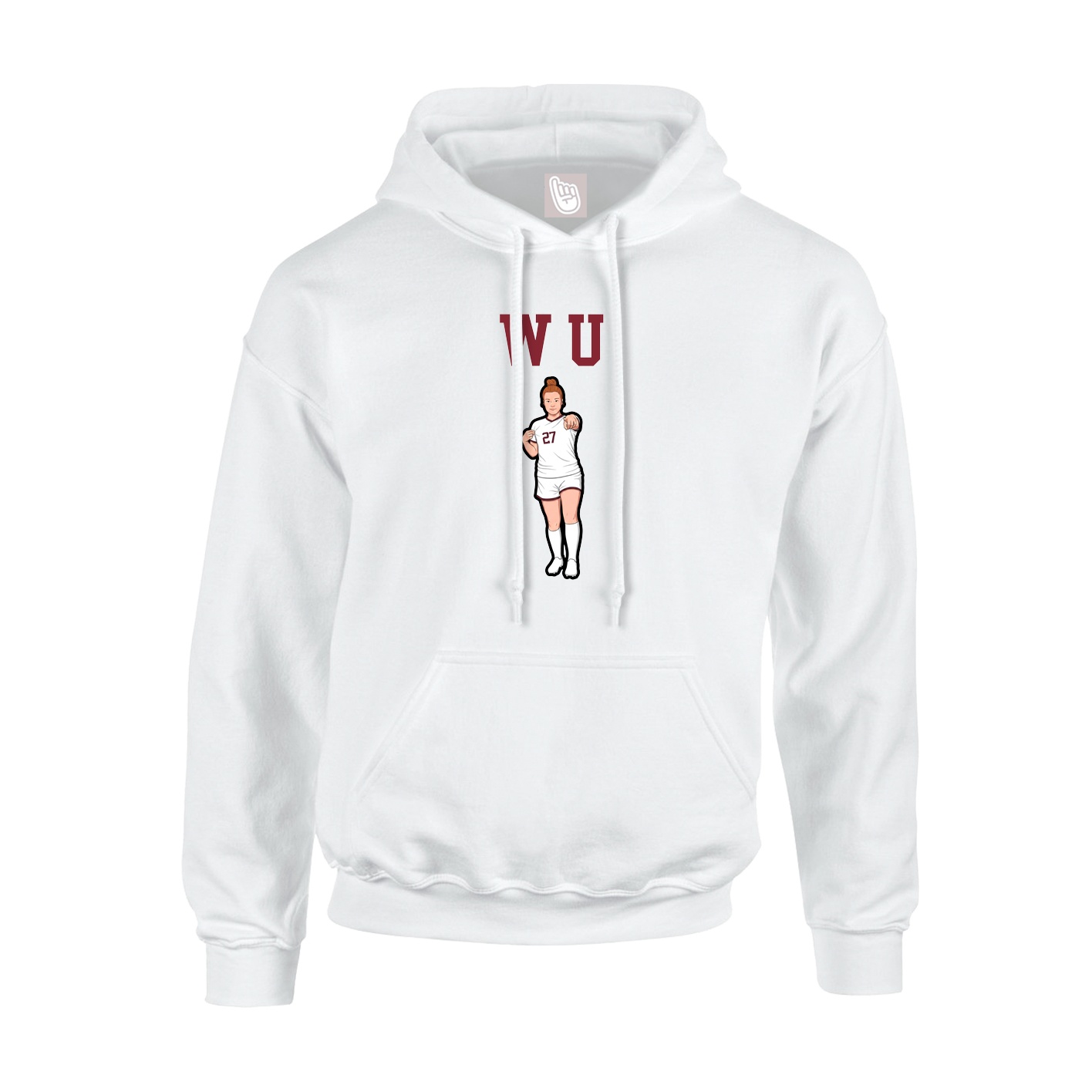 Youth Hoodie — Shirsey in White