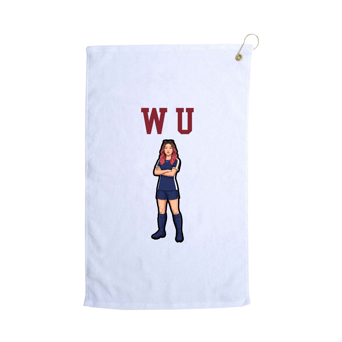 Golf Towel — Shirsey in White